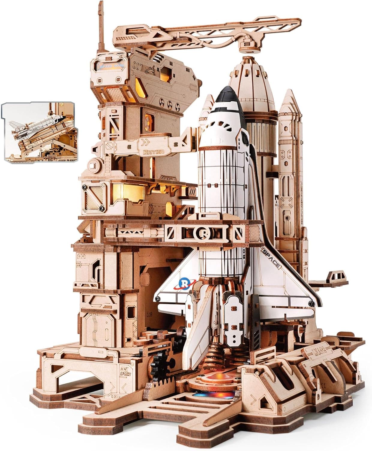 3D Space Shuttle Wooden Puzzle